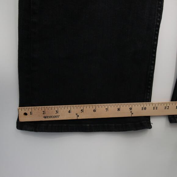 Free People We The Free Jayde Flare Jumpsuit Black Mamba NWT Denim Size M - Picture 8 of 13